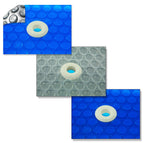 28' round swimming pool solar cover blanket 800, 1200 and 1600 series w grommets