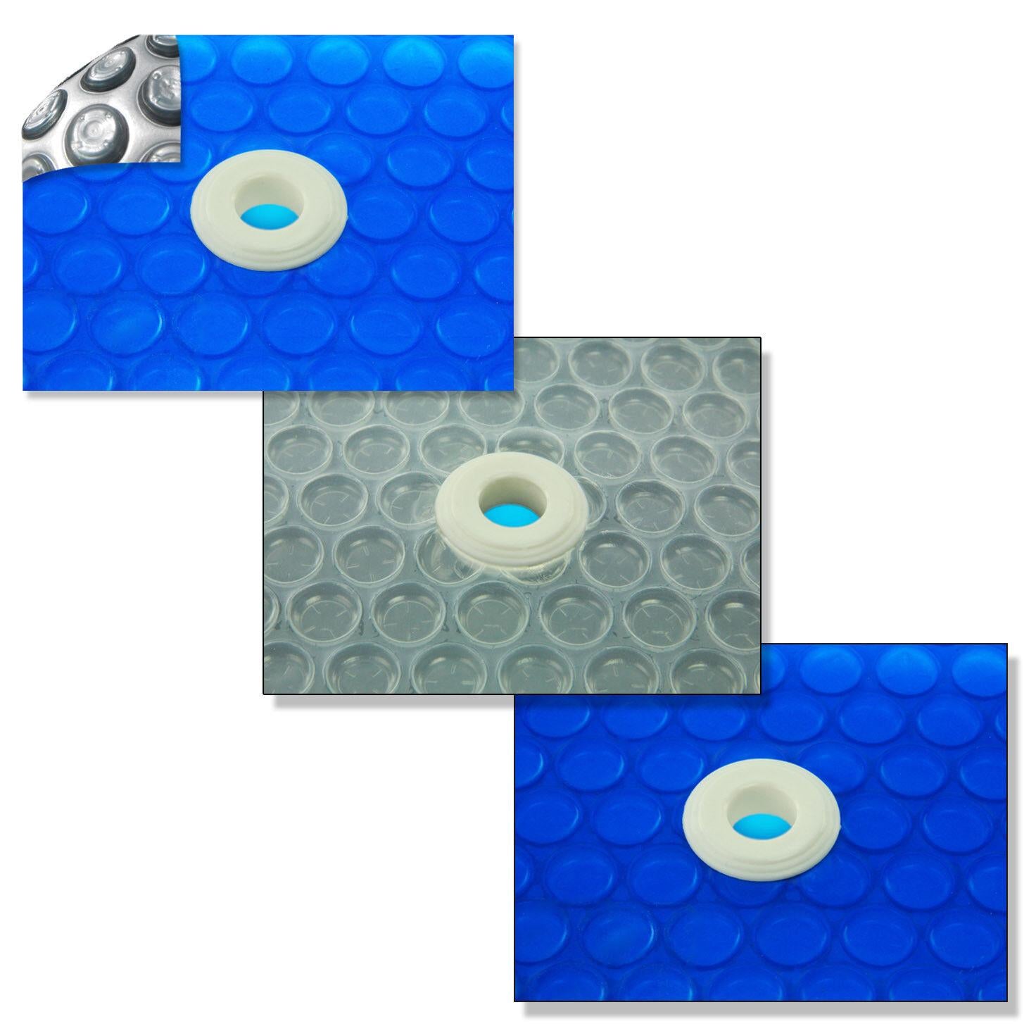 28' round swimming pool solar cover blanket 800, 1200 and 1600 series w grommets