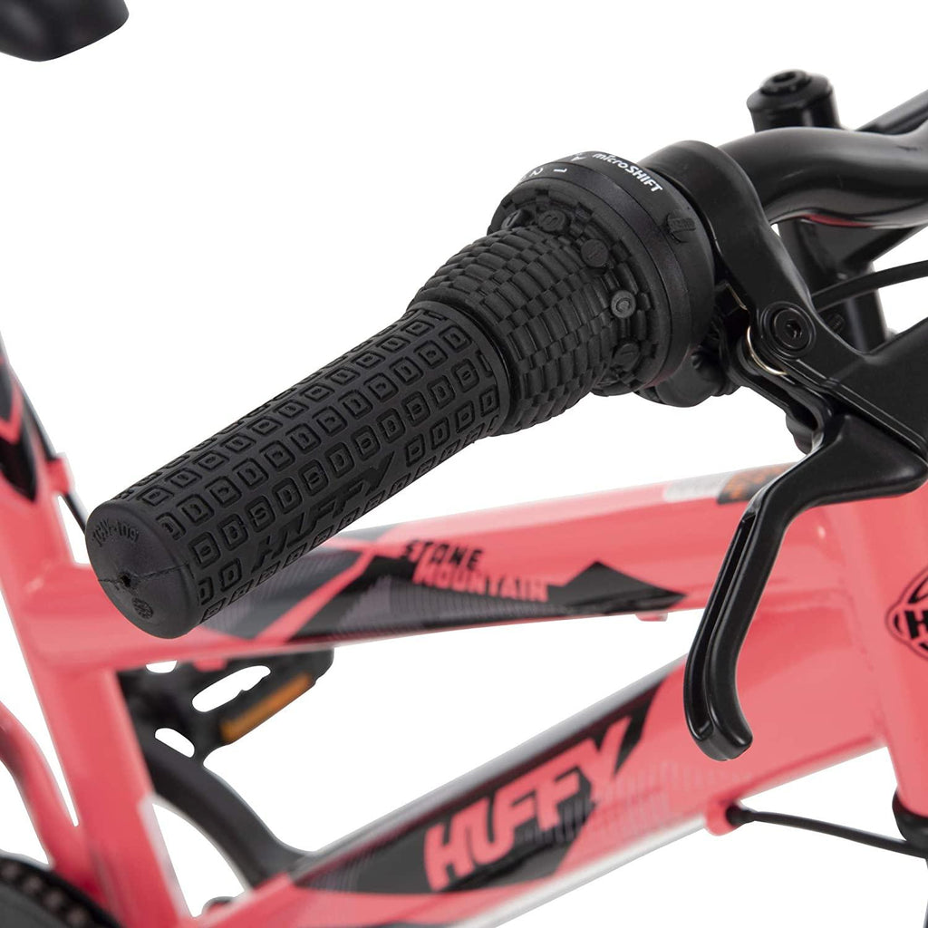 Huffy Kids Hardtail Mountain Bike for Girls, Stone Mountain 20 inch 6-Speed, Solar Flare, 20 Inch Wheels/13 Inch Frame, Model Number: 73818