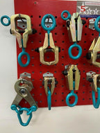 SET#58 HEAVY DUTY AUTO BODY FRAME MACHINE 14 PIECE PULLING BEST TOOLS AND CLAMPS