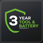40V 20" Twin Blade Mower, 4.0Ah + 2.0Ah Battery