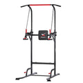 Dip Station Chin up Bar Core Power Tower Pull Push Home Gym Fitness Equipment Resistance Band Adjustable Height