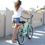 reezero Around Block Women's 3-Speed Beach Cruiser Bicycle, 26" Wheels, Navy