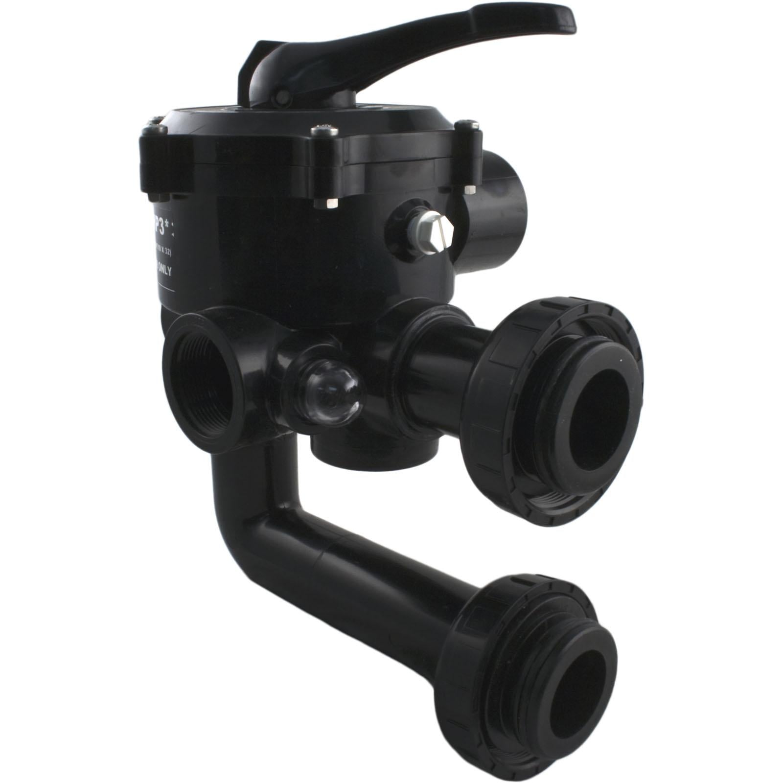 PRAHER Multiport Valve, Praher SM1-HP3, 1-1/2", w/Hayward Plumbing