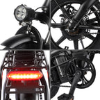 xprit 14 In. Folding Electric Bike, Light Weight, LCD Display, Full Throttle and Pedal Assist, Black