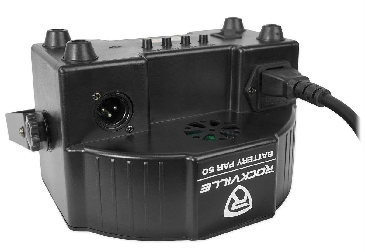 American DJ Fog Fury Jett 700W Vertical Fog Machine w/12 LED+Battery Par Light