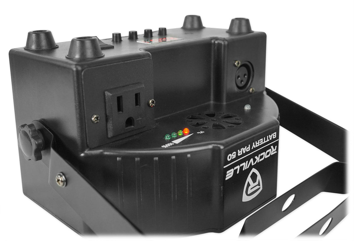Chauvet DJ Nimbus Dry Ice Fog Machine Fogger+DJ Facade+2) Battery Par Lights