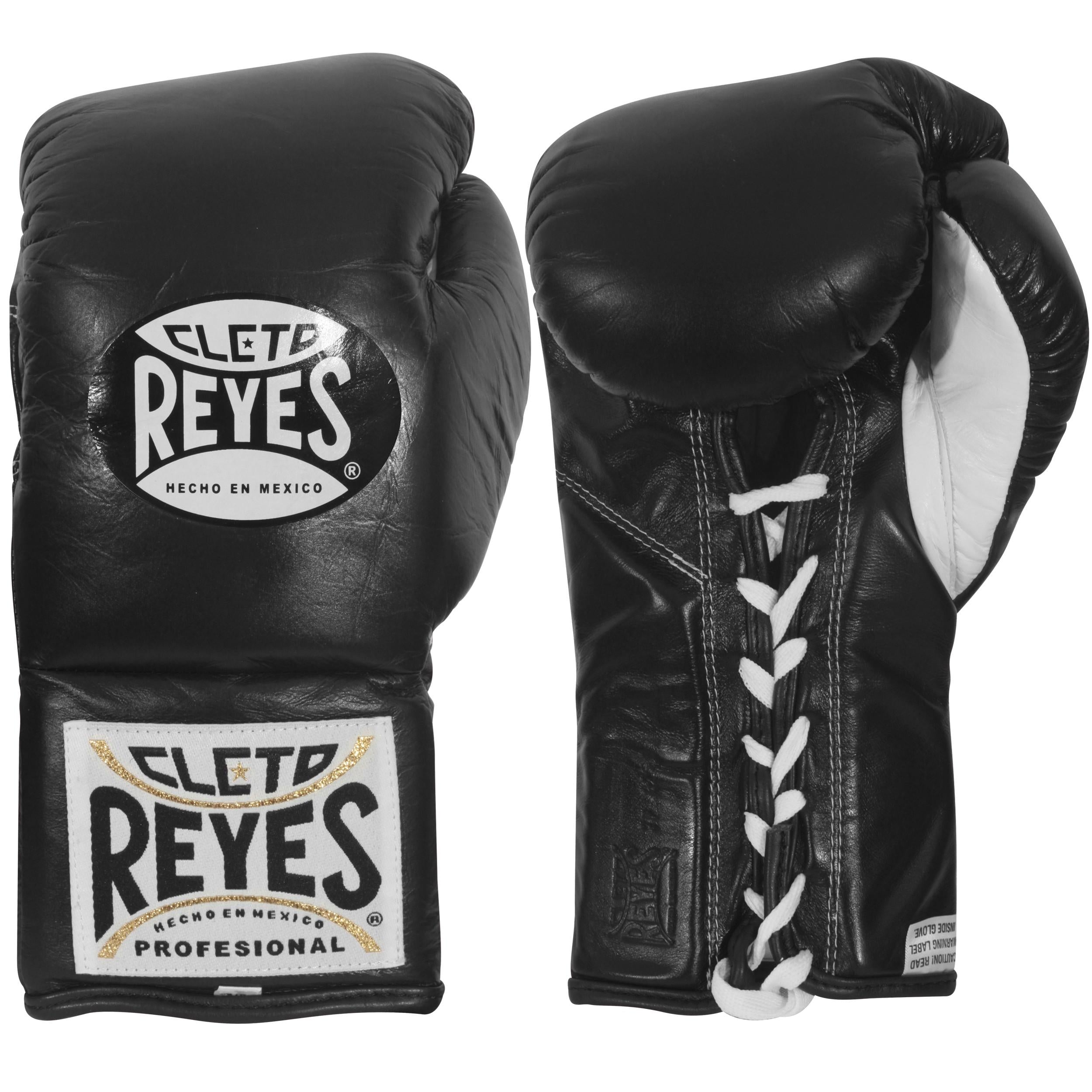 Cleto Reyes Official Fight Boxing Gloves 8 oz Black