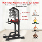 ESULOMP Dip Station Chin Up Bar Power Tower Pulls Push Home Gym Fitness Core