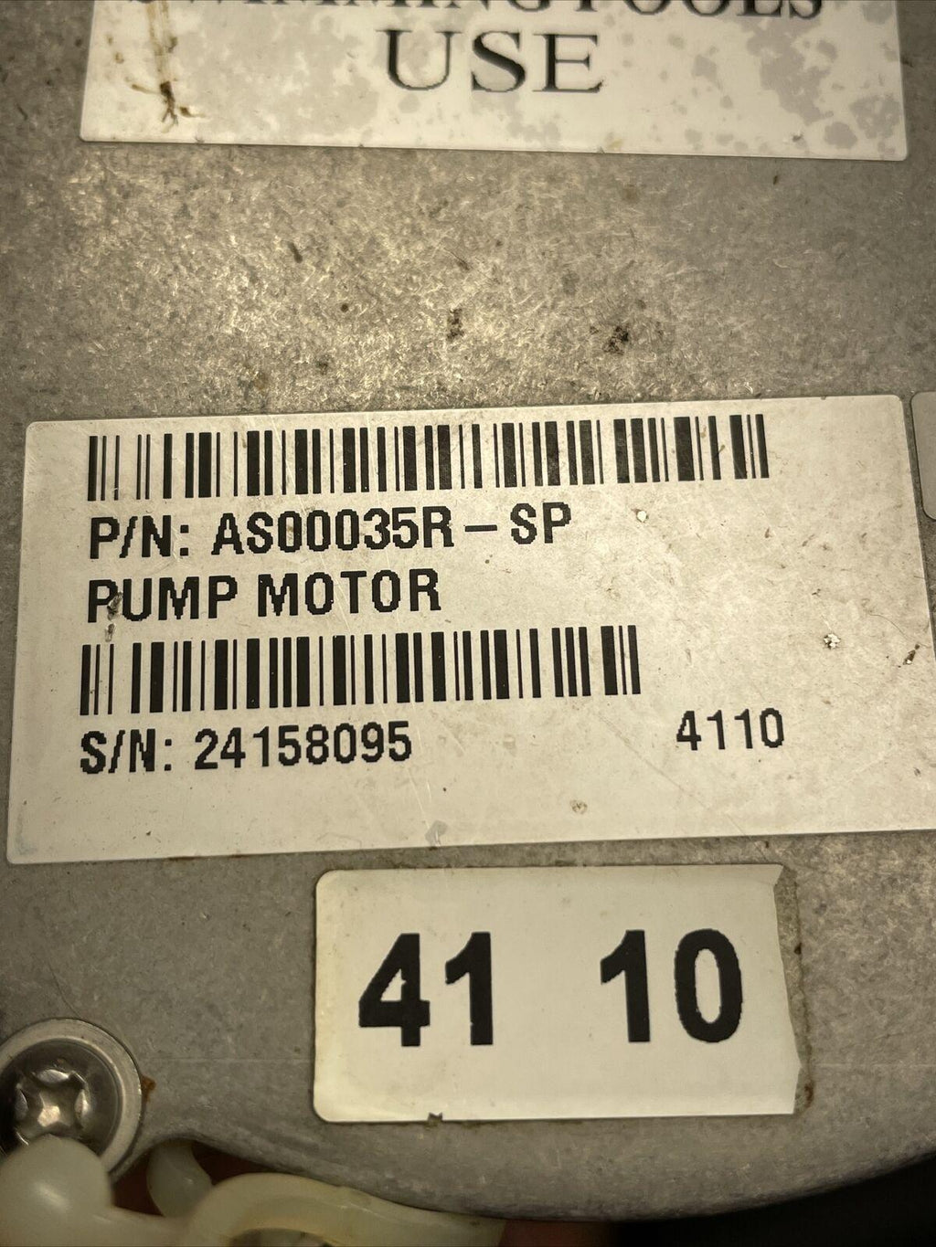 aqua products aquabot aquatron bravo watertech verro as00035r pump motor tested
