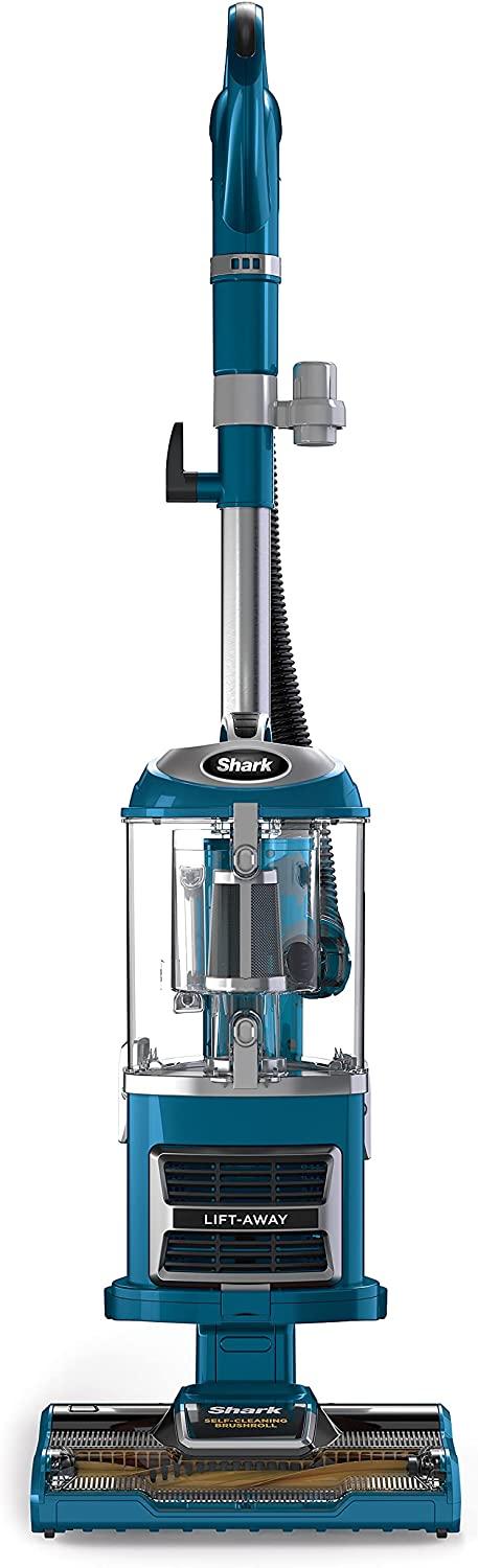 Shark ZU503AMZ Navigator Lift-Away Upright Vacuum with Self-Cleaning Brushroll, HEPA Filter, Swivel Steering, Upholstery Tool &amp; Pet Crevice Tool, Perfect for Pets &amp; Multi-Surface Cleaning, Teal