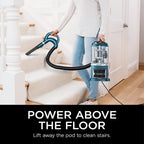 Shark ZU503AMZ Navigator Lift-Away Upright Vacuum with Self-Cleaning Brushroll, HEPA Filter, Swivel Steering, Upholstery Tool &amp; Pet Crevice Tool, Perfect for Pets &amp; Multi-Surface Cleaning, Teal