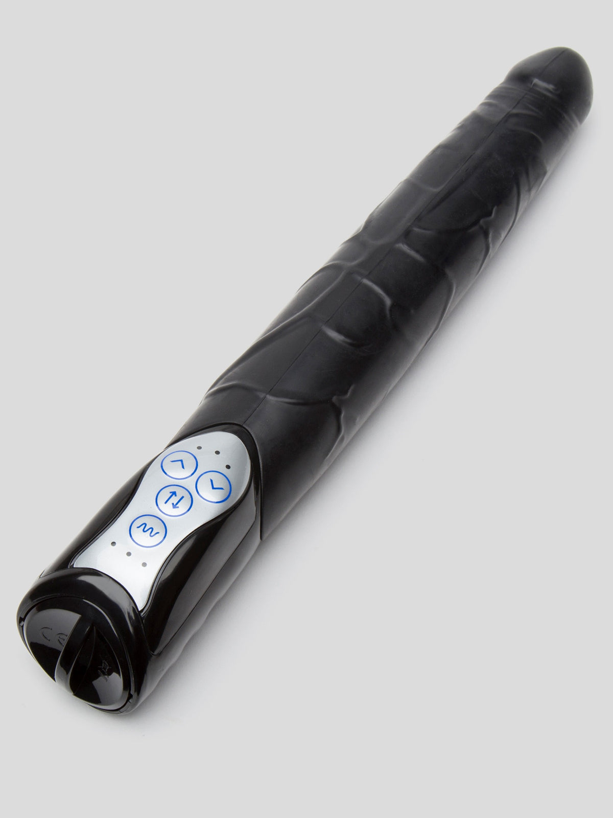 Powerful 10 Function Thrusting Vibrator 7.5 Inch, Black