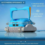 portable swimming pool robotic automatic vacuum cleaner with 18m swivel cable us
