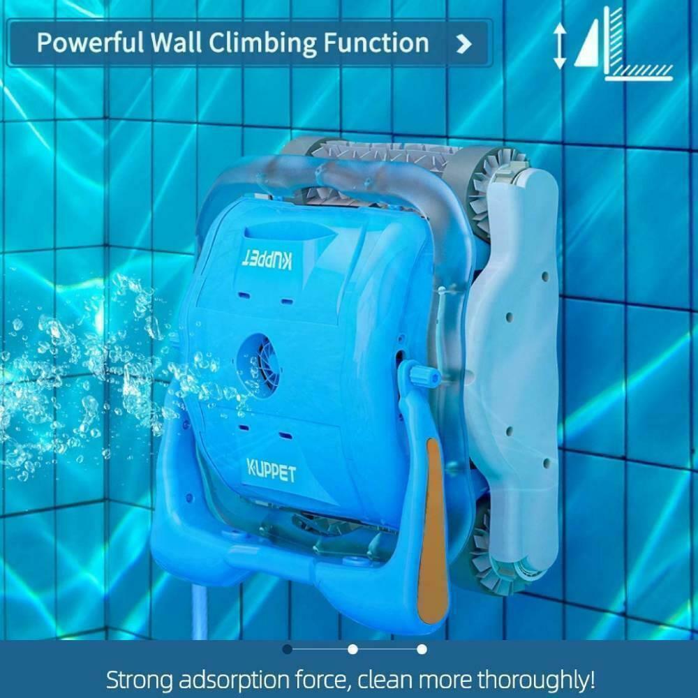 portable swimming pool robotic automatic vacuum cleaner with 18m swivel cable us