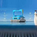 portable swimming pool robotic automatic vacuum cleaner with 18m swivel cable us