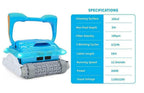 portable swimming pool robotic automatic vacuum cleaner with 18m swivel cable us