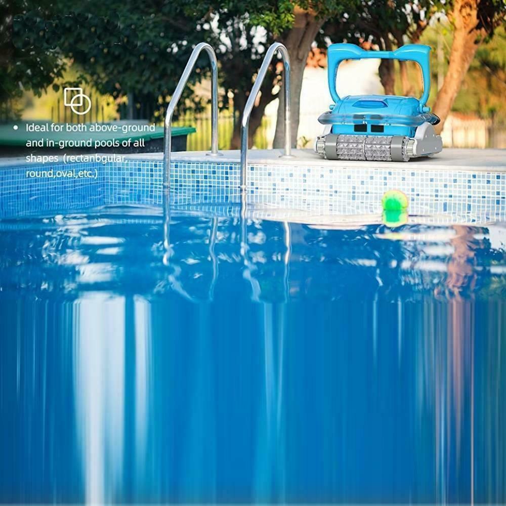 portable swimming pool robotic automatic vacuum cleaner with 18m swivel cable us