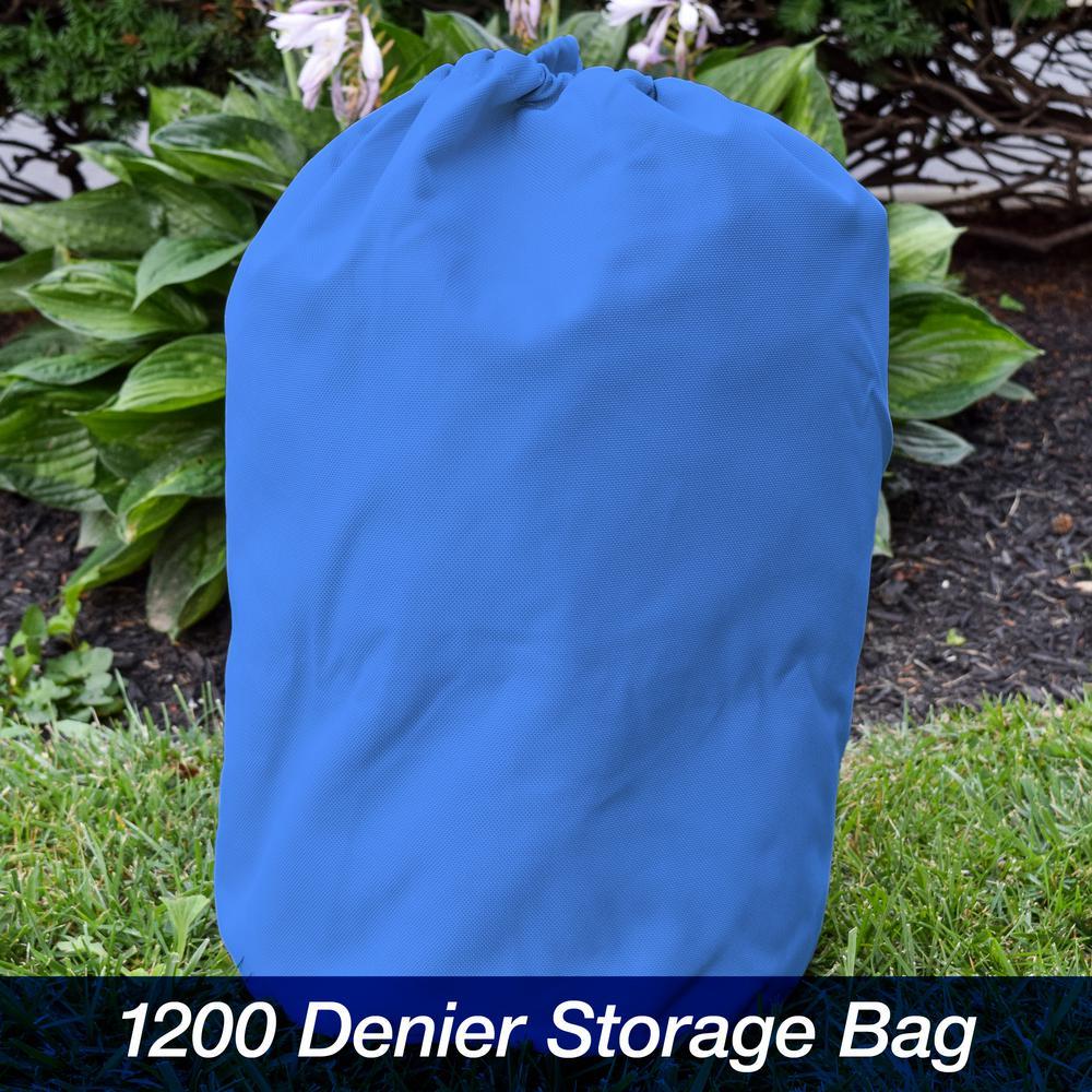 Sportsman 1200 Denier 17 ft. to 20 ft. Blue Pontoon Boat Cover Size PT-2
