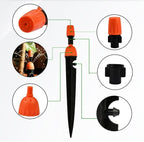 BBGS Irrigation System, Garden Drip 30M Automatic Irrigation Kit Micro Sprinkler Shrub Drip Kit for Landscape, Flower Bed, Patio Plants (30pcs Nozzles)