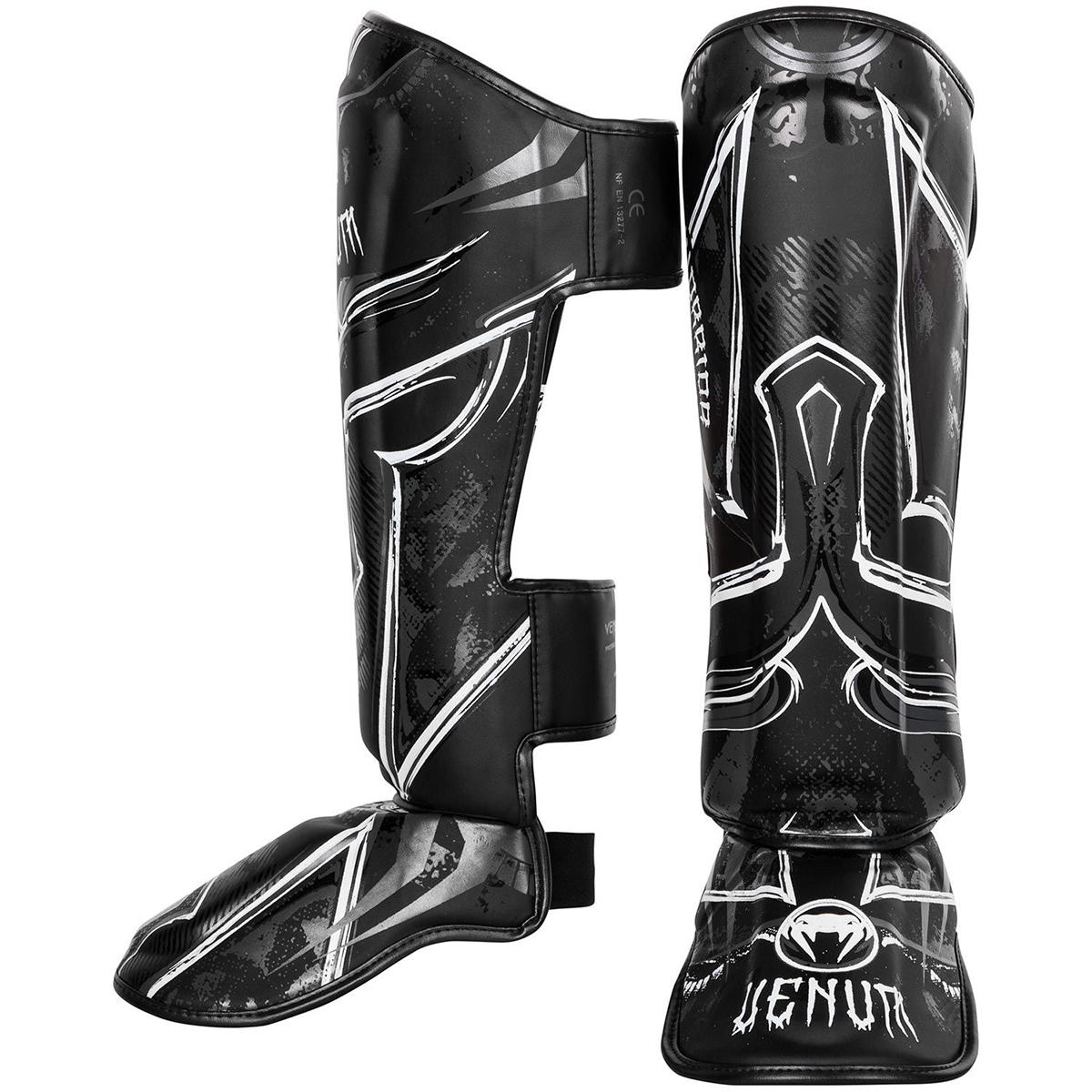 Venum Gladiator 3.0 Protective Shin Guards - XL - Black/White