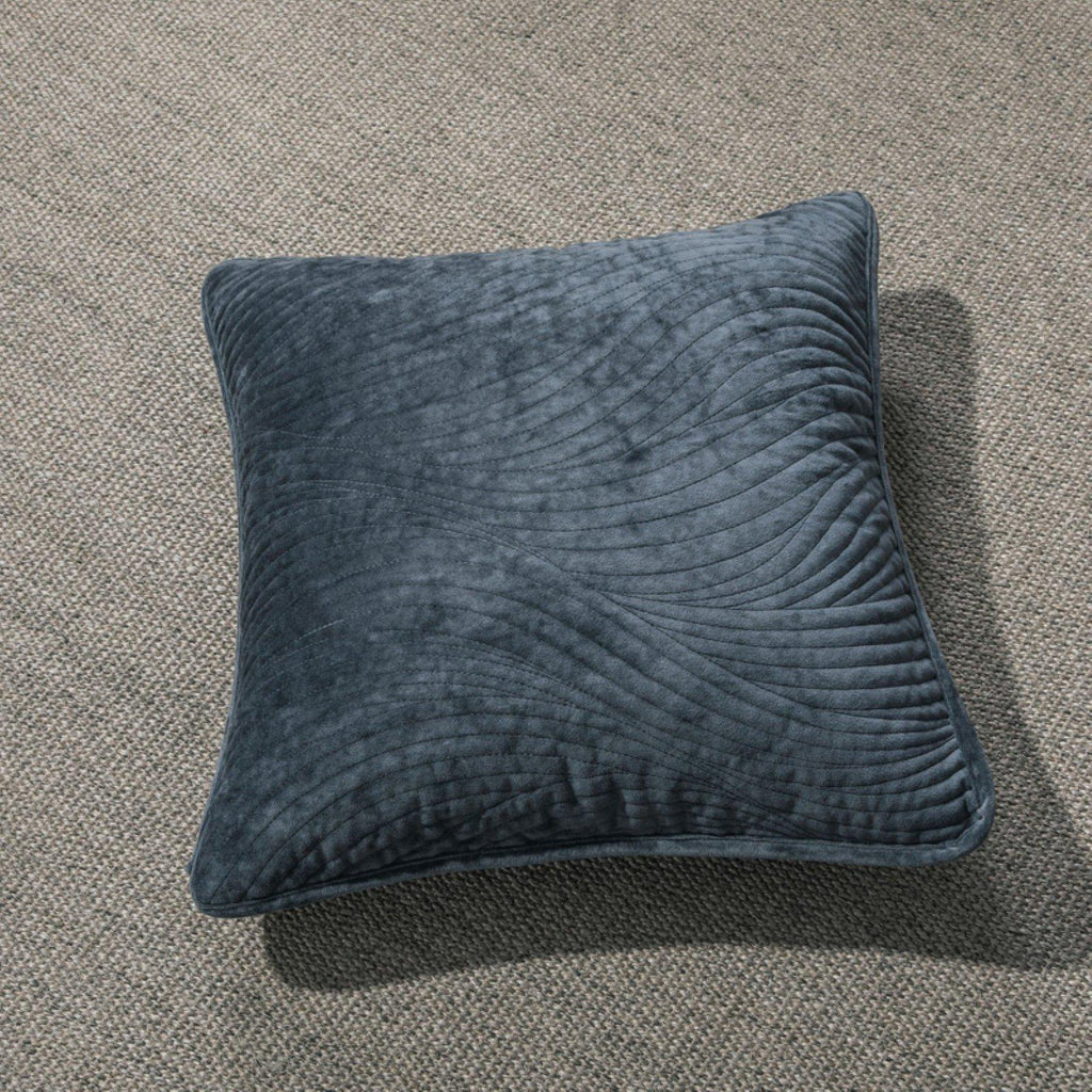 Luxury Velveteen Plush Waves Quilted Bedspread Set by Tache Home Fashion