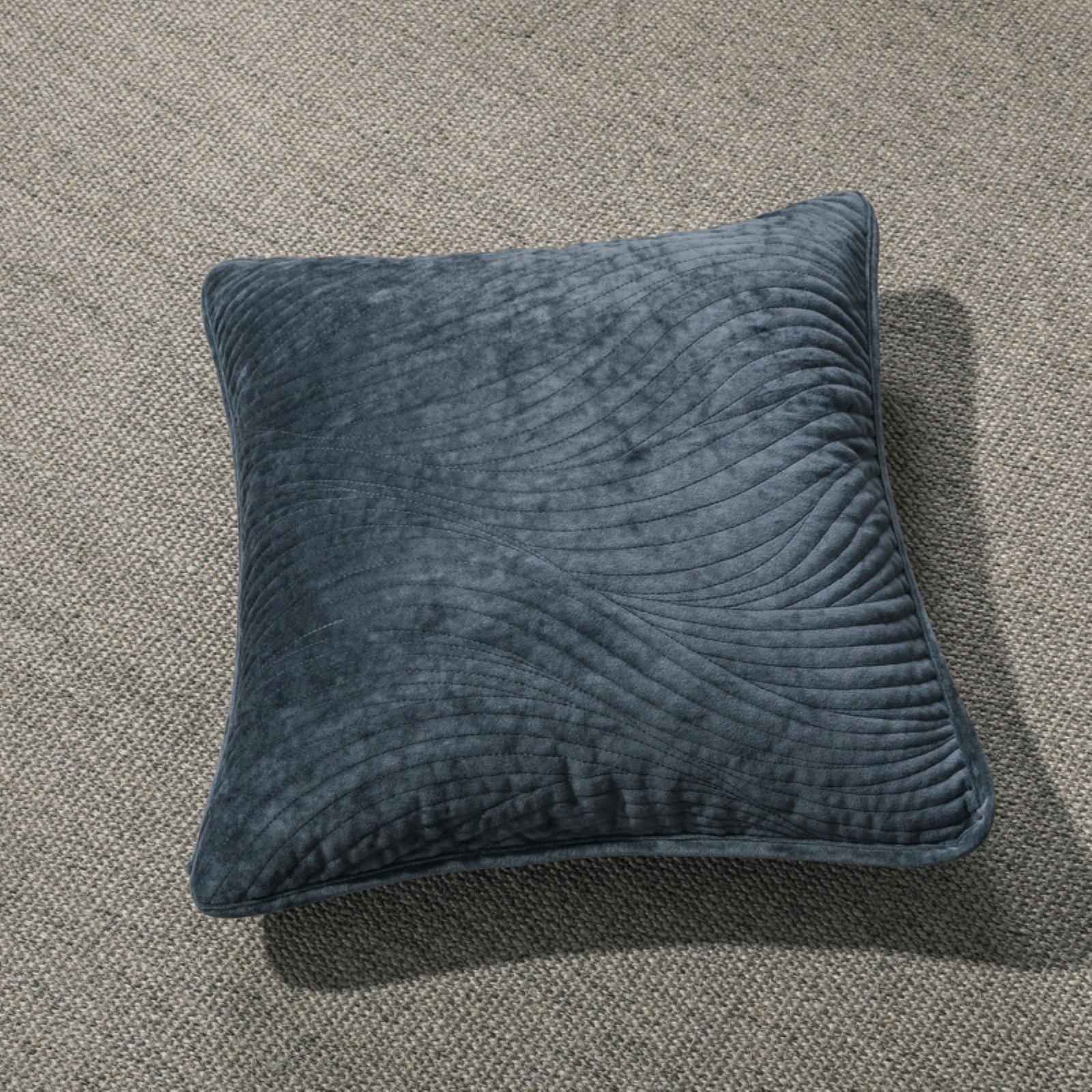 Luxury Velveteen Plush Waves Quilted Bedspread Set by Tache Home Fashion