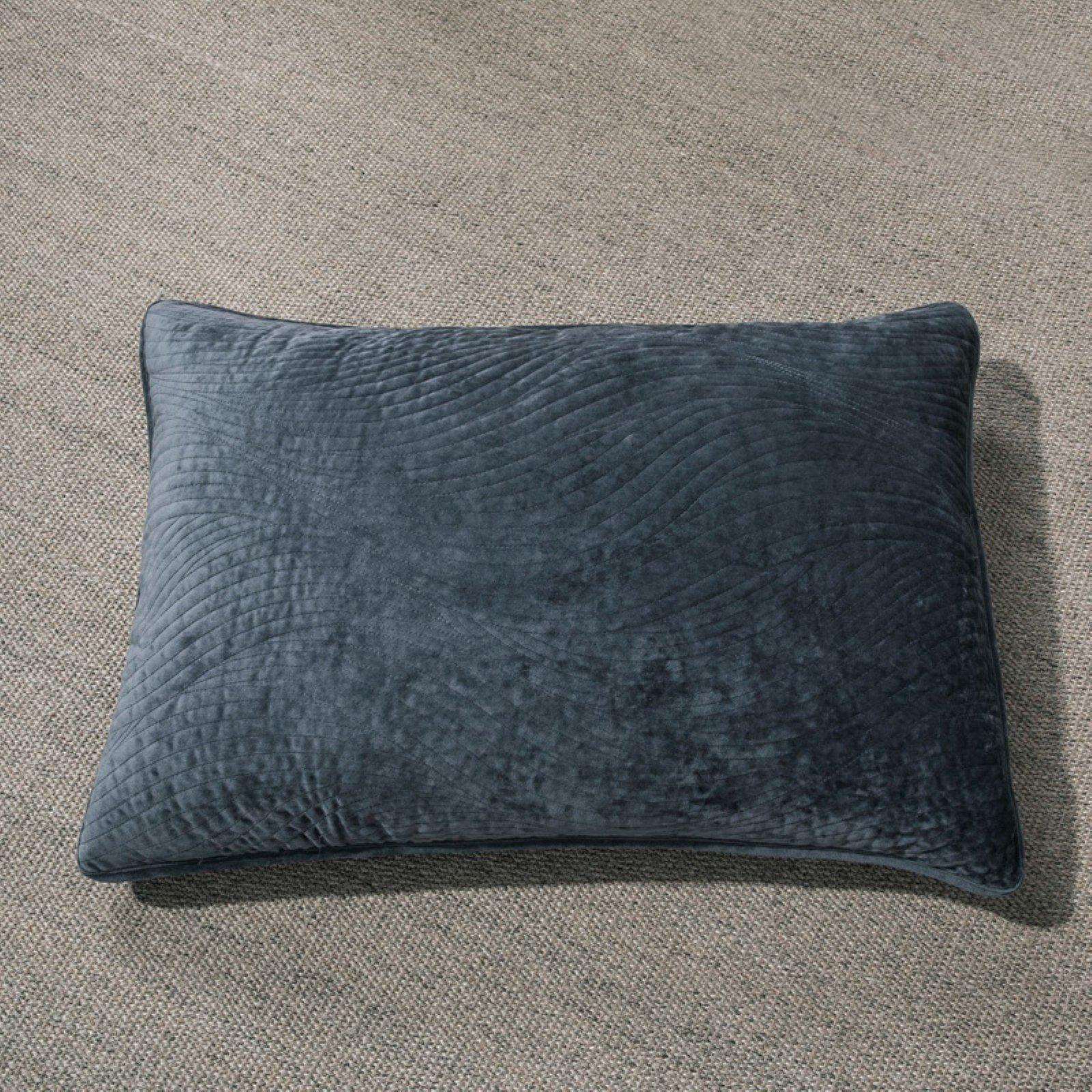 Luxury Velveteen Plush Waves Quilted Bedspread Set by Tache Home Fashion