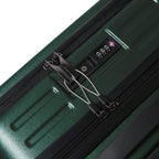 20 Inch Carrry On Luggage with Front Zipper Pocket, 45L, Lightweight ABS+PC Hardshell Suitcase with TSA Lock &amp; Spinner Silent Wheels, Convenient for Business Trips, Dark Green
