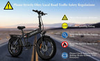 Electric Bike for Adults - 750W Motor 4 Hours Fast Char31 Mile RanFolding Electric Bike Riding in City Snow Beach E Bike Cruise Control
