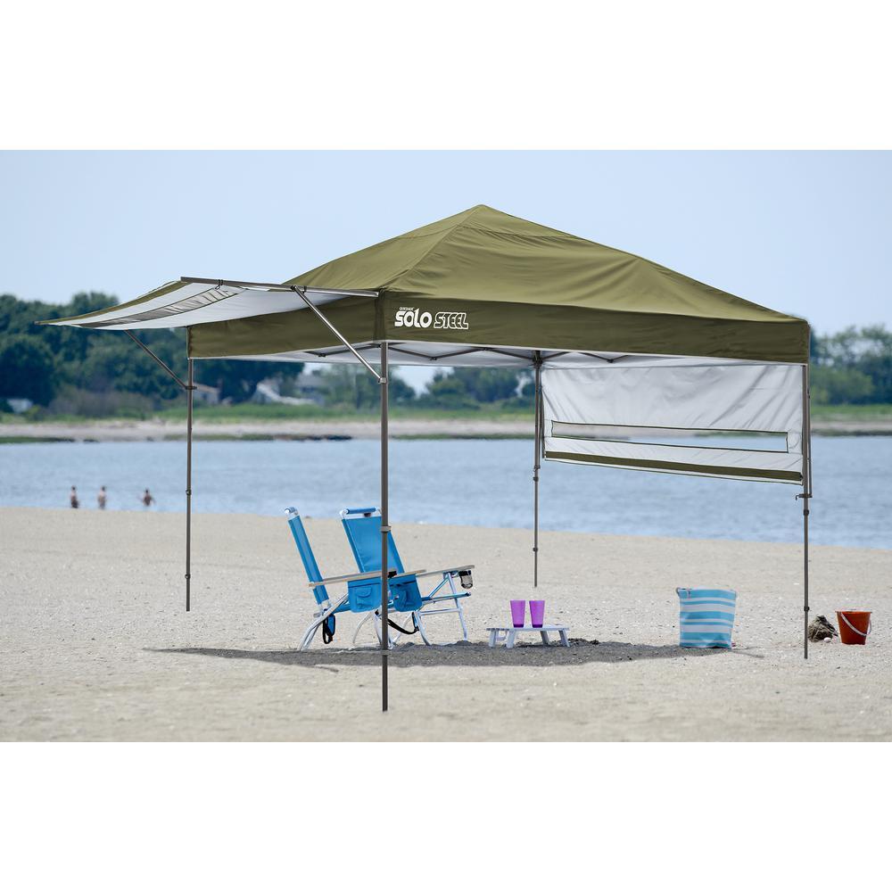 Solo170 10 ft. x 17 ft. Olive Straight Leg Canopy