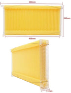 yolpoco 7pcs auto beehive frame comb, automatic wooden bee hive house kit，auto honey hive beehive frames + beekeeping wooden house beehive boxes-food grade bpa