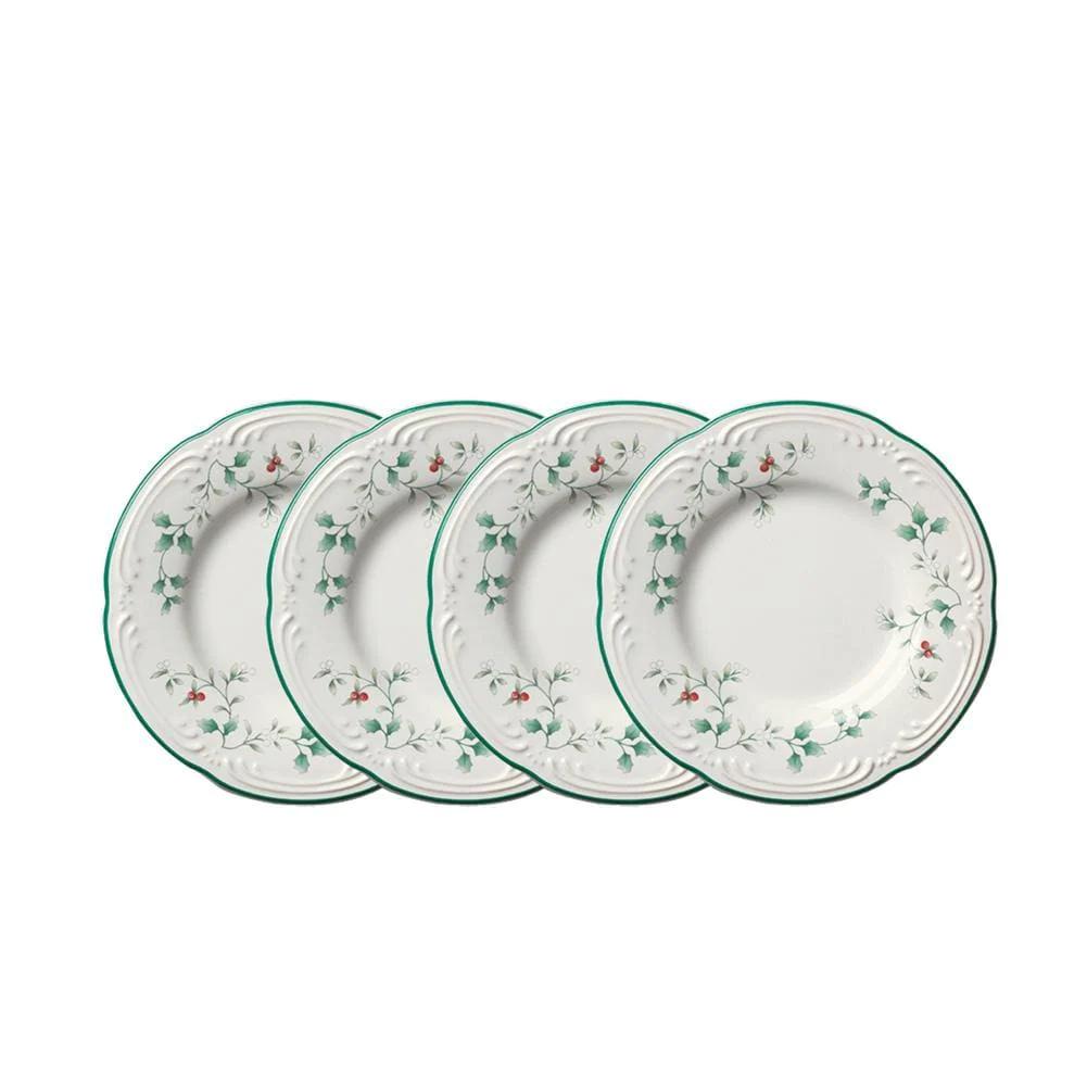WinterberrySet of 4 Bread and Butter Plates