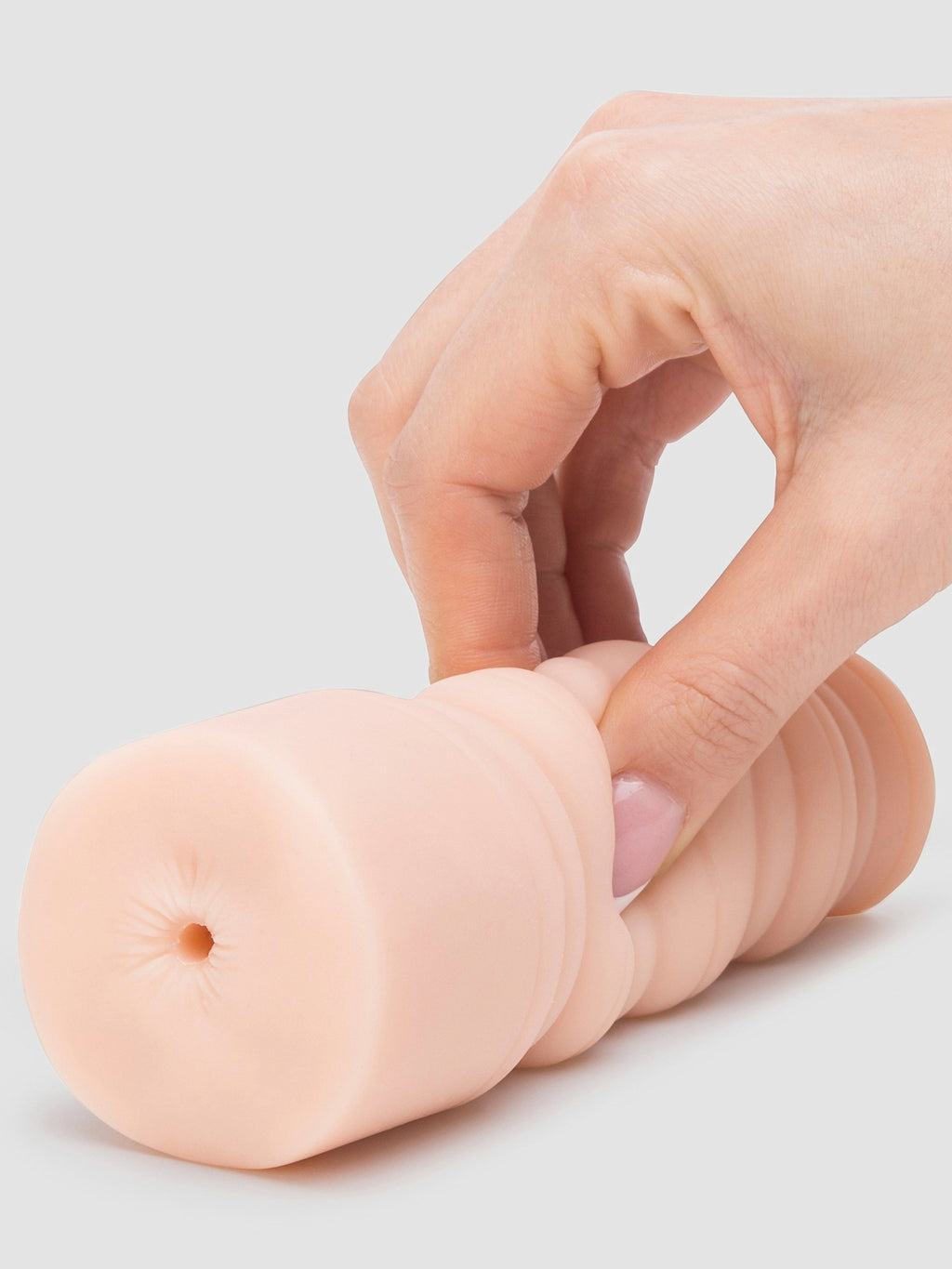 THRUST Pro Mini Andi Super Ribbed Pocket Ass 7.2oz, Flesh Pink