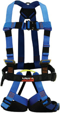 Fusion Climb Streak Racer Full Body Padded Zipline H Style Harness Blue Size M-L