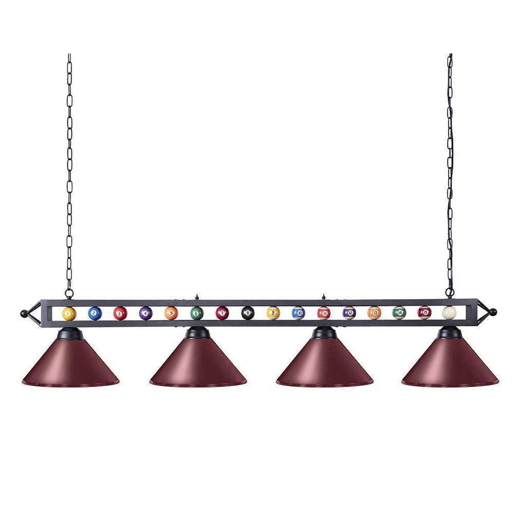 Pool Table Light 4-Light Snooker Table Light