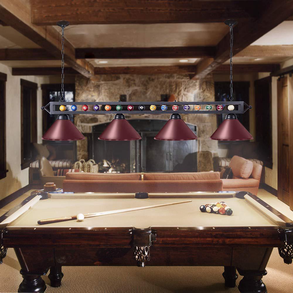 Pool Table Light 4-Light Snooker Table Light