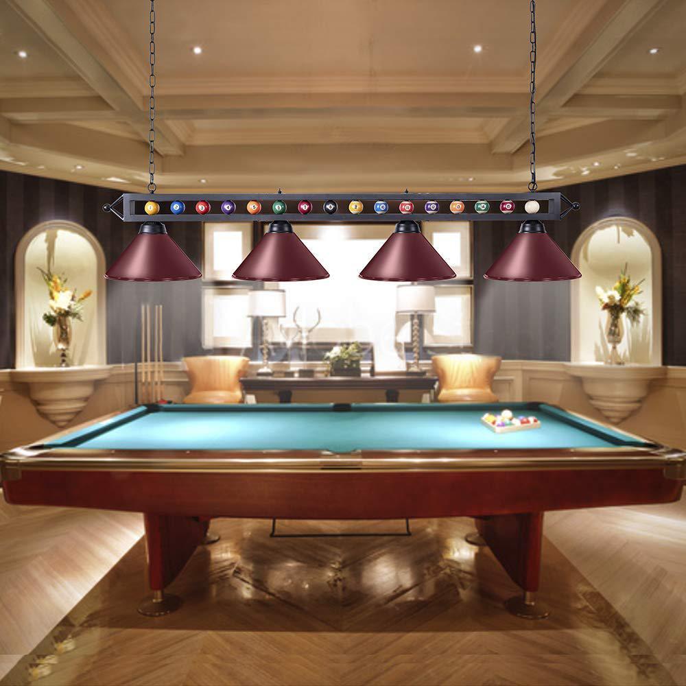 Pool Table Light 4-Light Snooker Table Light
