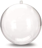 Holiday decoration Christmas Ball Ornaments- 20/30/ 40cm LarTransparent Plastic Acrylic Ball Christmas Decorations Xmas Tree Hanging Ball Mall Wedding Party Layout Ornaments Ball Ball ornaments