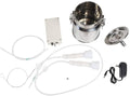 goat milking machine, 5l electric milker milking machine kit with stainless steel milk bucket and adjustable pulsating vacuum pump, portable automatic livestock milking equipment for sheep cows(us)