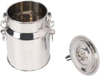 goat milking machine, 5l electric milker milking machine kit with stainless steel milk bucket and adjustable pulsating vacuum pump, portable automatic livestock milking equipment for sheep cows(us)
