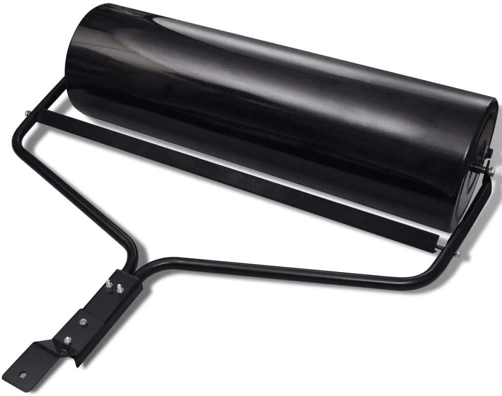 INLIFE Black Garden Lawn Grass Roller 18 Gallon