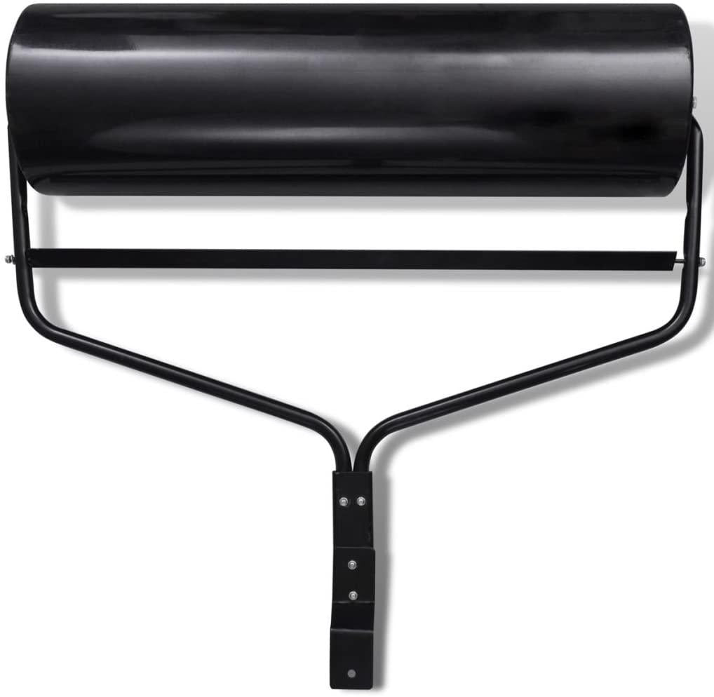 INLIFE Black Garden Lawn Grass Roller 18 Gallon