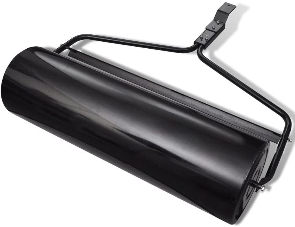 INLIFE Black Garden Lawn Grass Roller 18 Gallon