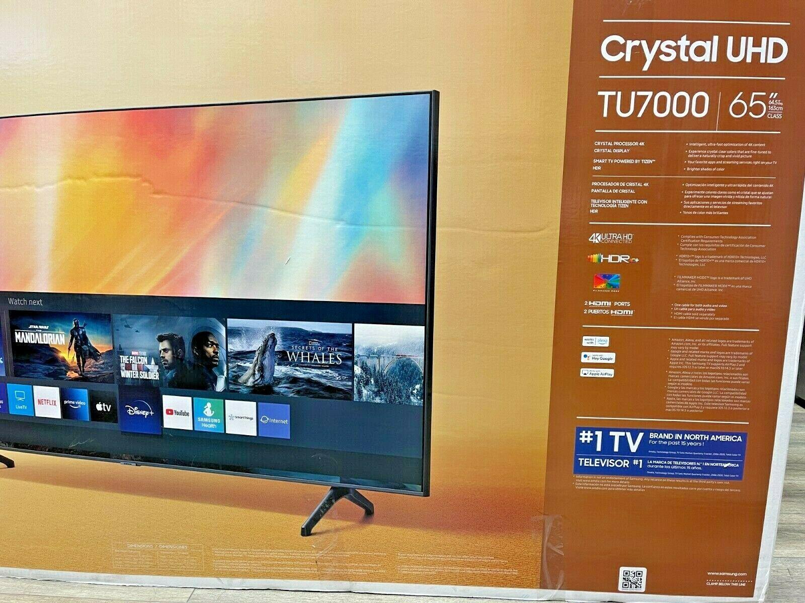 **local pick up only** samsung 65"tv un65tu7000bxza crystal ultra hd 4k smart tv