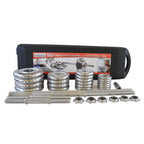 Adjustable Dumbbells Barbell 50KG/110LBS with Connector Options