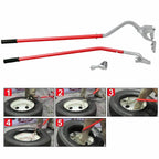 Tire Changer Mount Demount Tool Tools Tubeless Truck Bead 17.5" to 24" Red