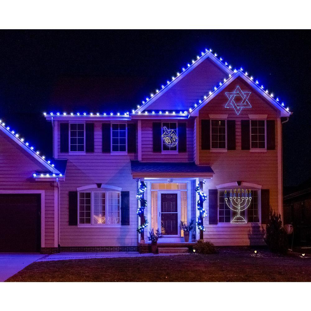 42 in. Hanukkah Star of David with LED Lights