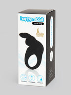 Happy Rabbit Rechargeable Rabbit Cock Ring, Black