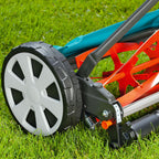 (4018) Classic 16" Reel Lawn Mower with 5 Blades. Lawn Mower for Everyday use with No Gas, No Electricity Makes Mowing a Breeze. Best Yard Tools You can own.